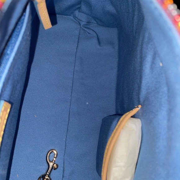 DOONEY & BOURKE RARE Y2K DOMED SATCHEL “IT GIRL 2000’s RAINBOW MONOGRAM BAG NWT! - Picture 8 of 15